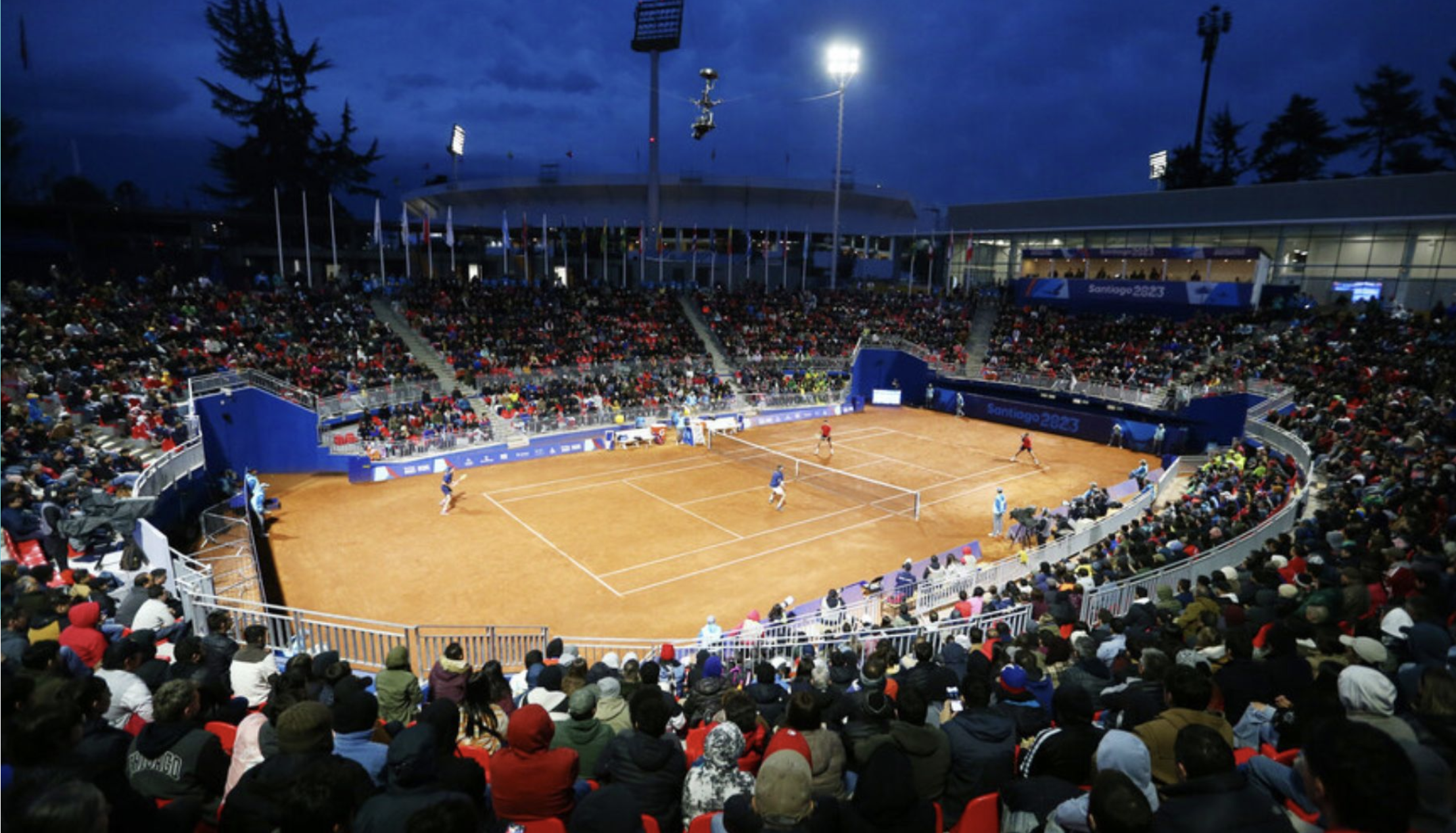 Santiago 2023: Dupla chilena de tenis cae ante Brasil y se queda con la plata