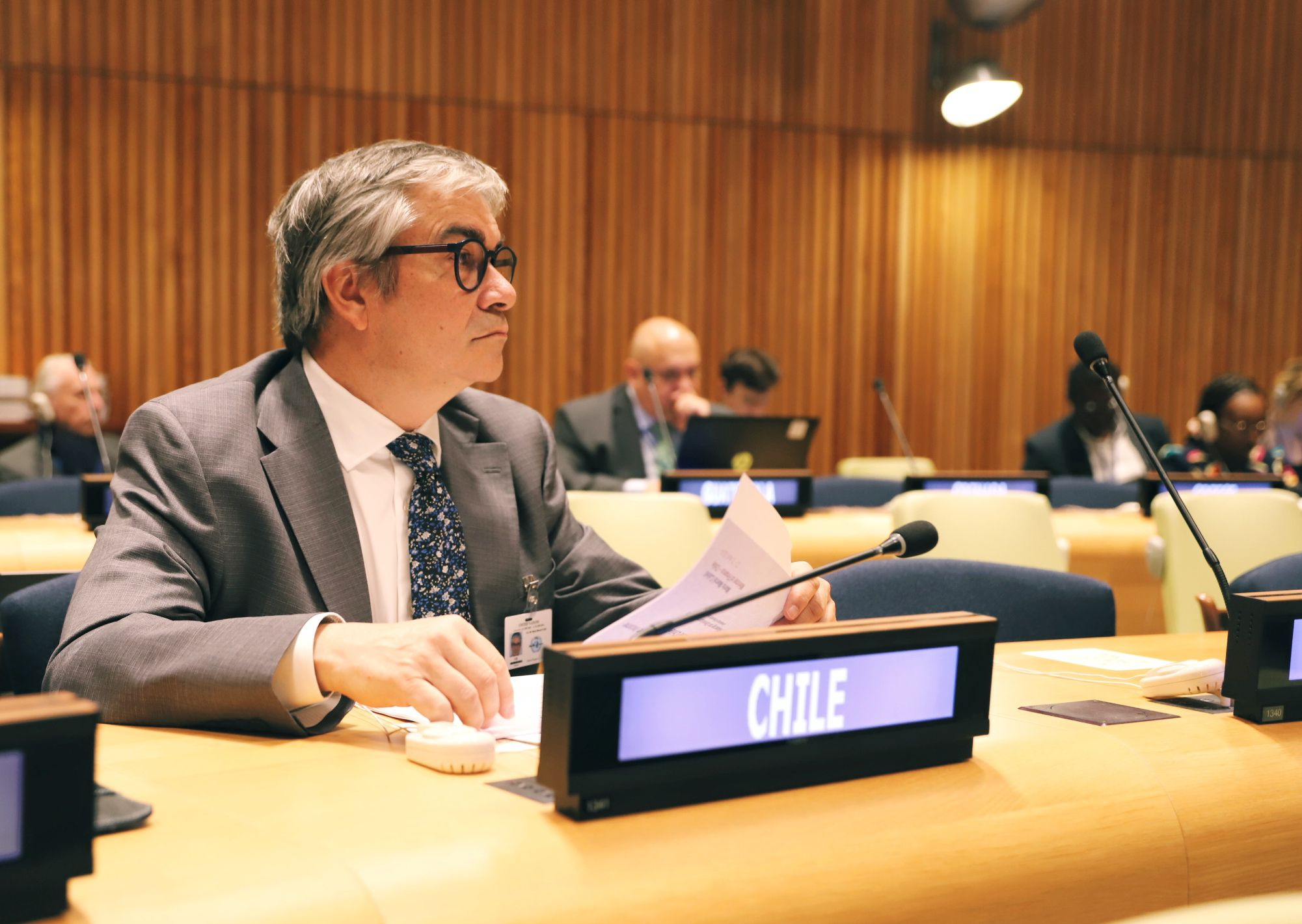 Ministro Marcel participó en la Primera reunión Ecosoc 2024 de la ONU y en el Foro Fiscal del FMI