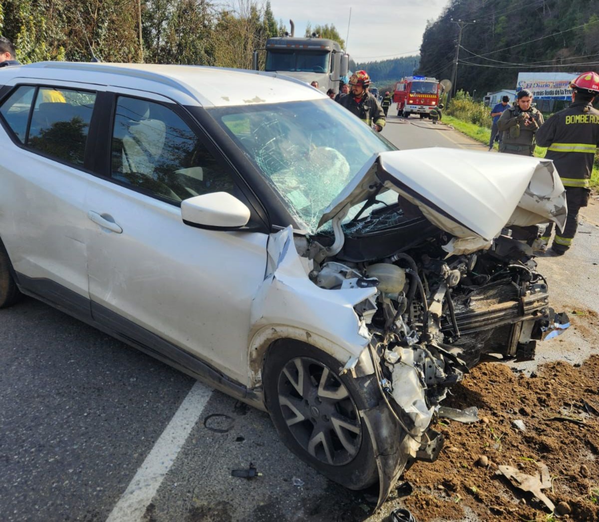 Formalizan en el hospital a imputado que causó fatal accidente en Valdivia