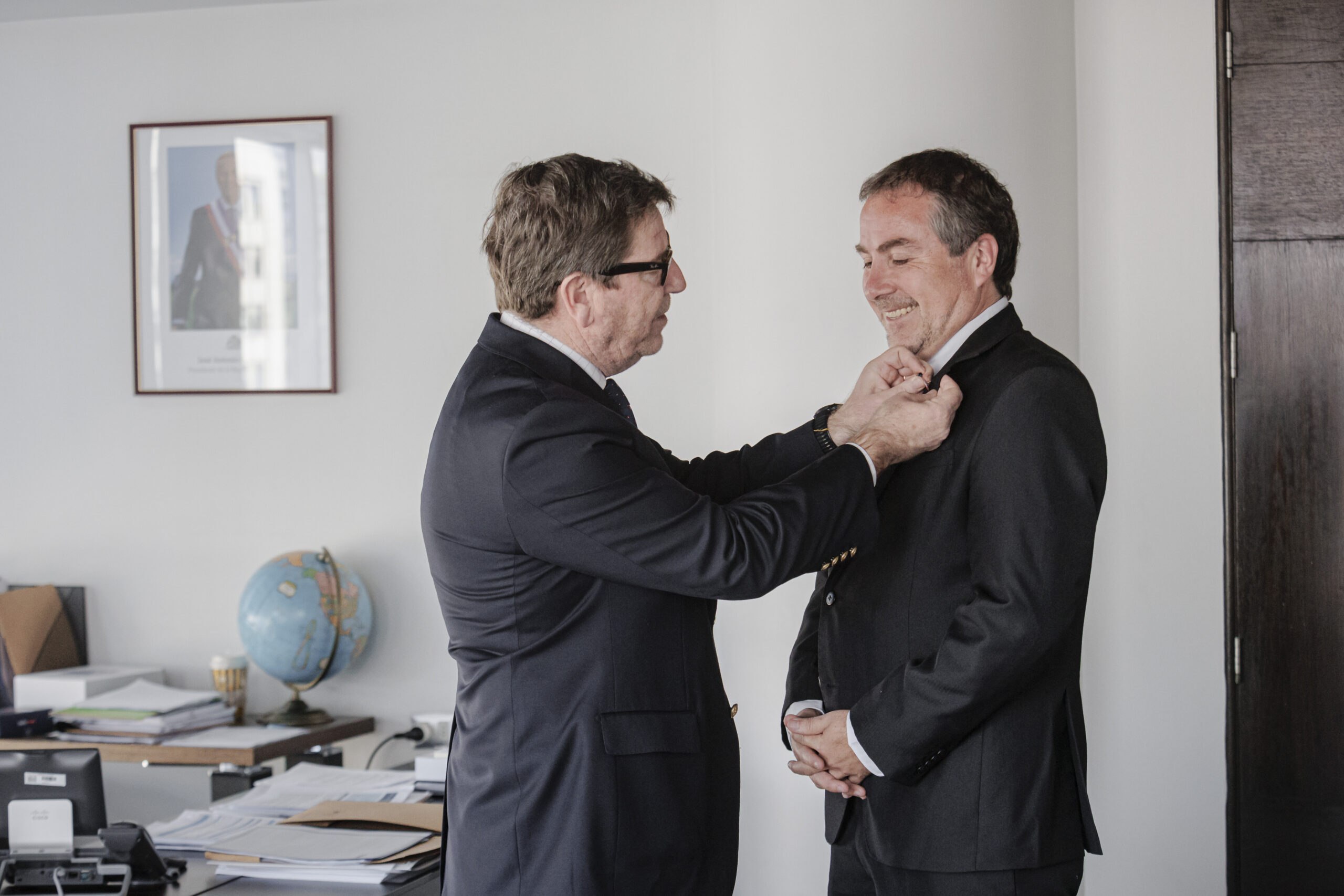 Biministro Mas se reunió con Henry Azurmendi, nuevo gerente general de Sercotec