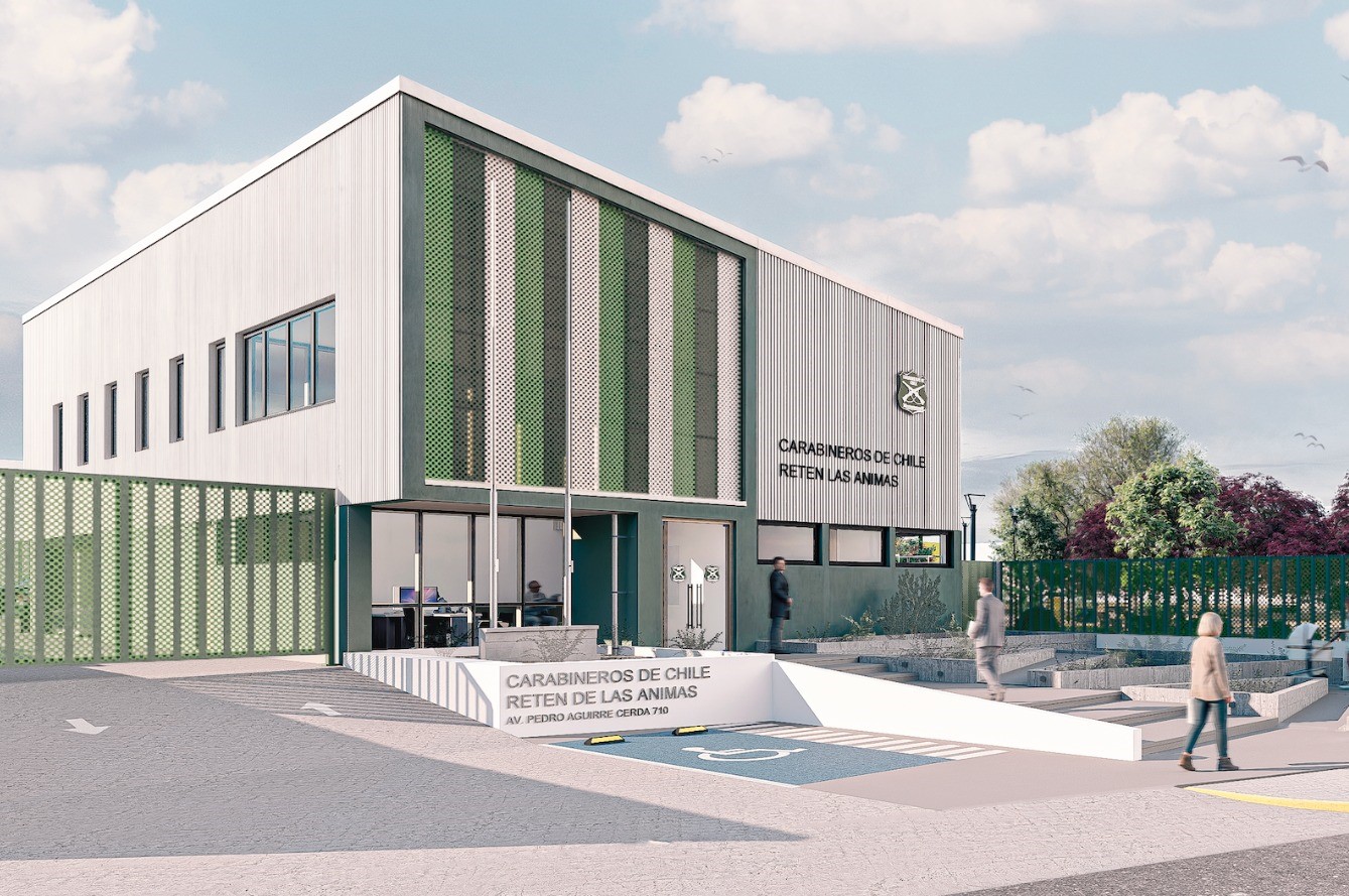 En julio esperan terminarla construcción del nuevo Retén de Carabineros de Las Ánimas en Valdivia