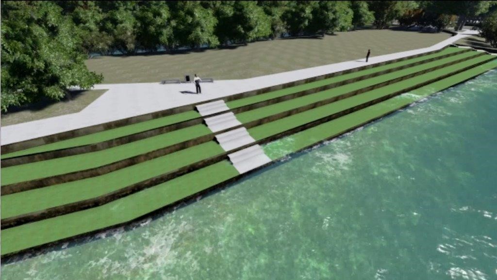 Ponen en marcha construcción de nuevo borde fluvial y balneario de Cocule en La Unión