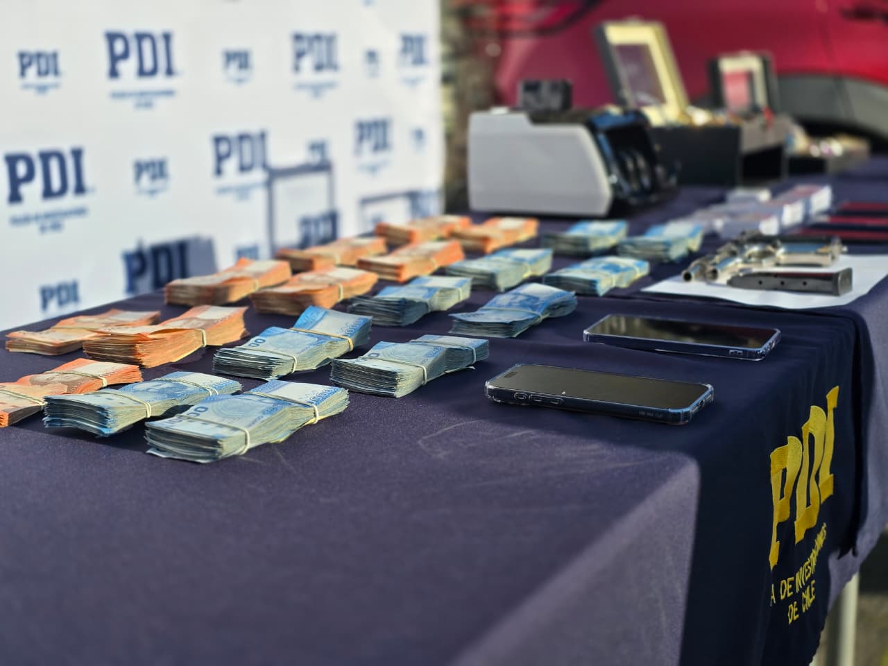 PDI desarticuló organización dedicada a préstamos informales y detuvo a nueve personas en Valdivia