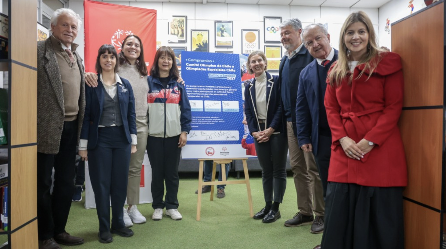 Ministra Natalia Duco participó en firma de compromiso entre Comité Olímpico de Chile y Olimpiadas Especiales de cara a Juegos Mundiales de Santiago 2027