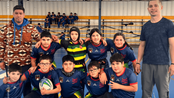 Rugby escolar sigue creciendo en San Vicente con exitoso segundo festival de la Liga Sanvicentana