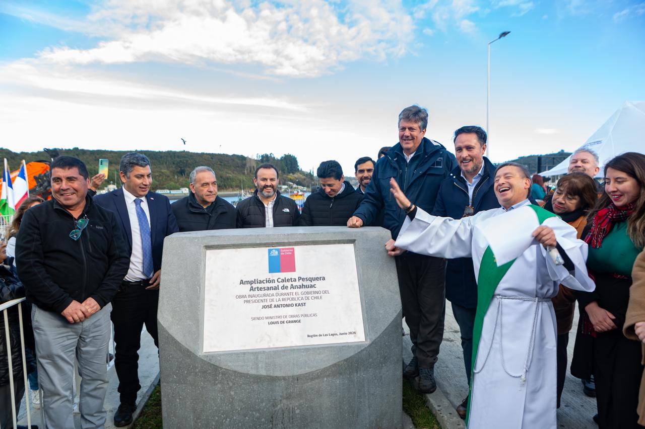 Caleta Anáhuac se potencia con renovada infraestructura para pesca artesanal en Puerto Montt