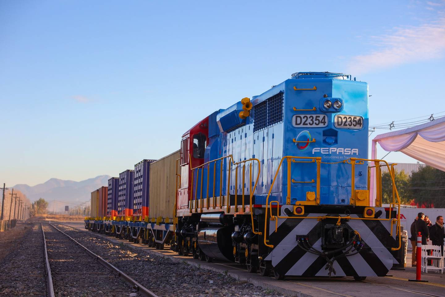 Por primera vez tren intermodal inició transporte de productos entre Región Metropolitana y del Biobío
