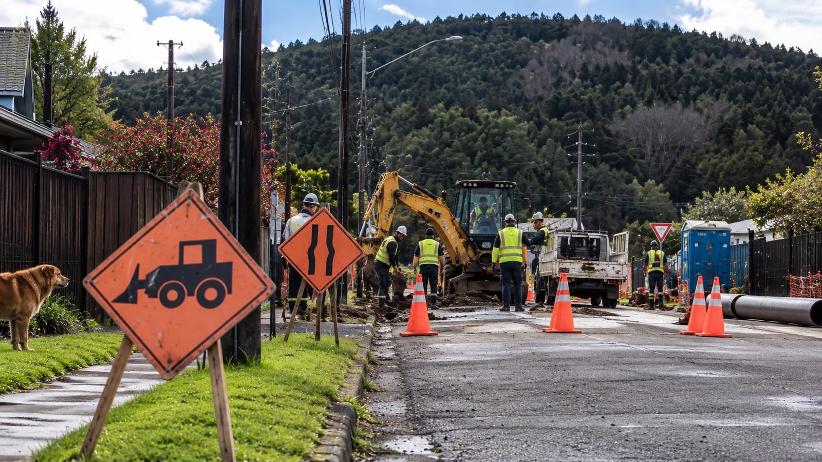Aguas Décima renovará colector en calle Los Chilcos en Valdivia