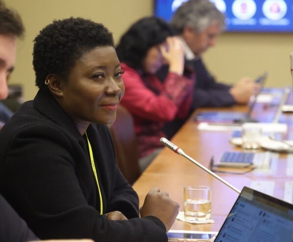 Representante haitiana expuso en comisión por control migratorio