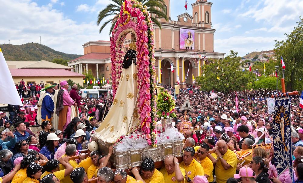 En Andacollo: Expresiones de fe en Jesucristo salvador y la Chinita en el 350 aniversario de su llegada